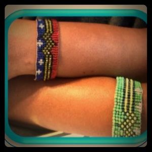 Wonder Woman beaded bracelet